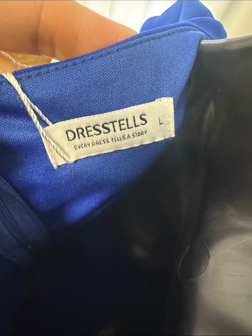 DRESSTELLS Royal Blue Midi Dress L - Picture 8 of 10